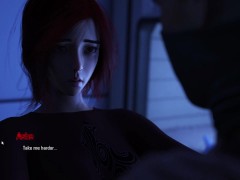 Projekt Passion | Big Ass Red Head Gets Fucked Hardcore by Large Cock with Leg Against Wall [Gaming]