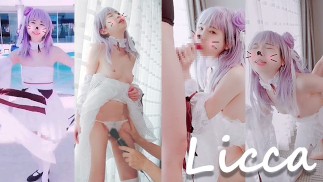 [Anicos] licorne azurlane en robe de mariée - Creampie prénuptial !