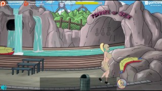 Fuckerman gets fucked on a carousel and his girlfriend gets anal fucked by a clown