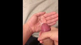 Masturbation, lukewarm with enduring juices, satisfied with unexpected massive ejaculation