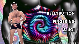 Bellybutton fingering & joi