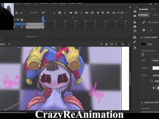 Como Eu Faço Animações # 1 Processo Rápido - Anime Hentai (Amazing Digital Circus)