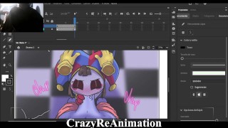 アニメーション#1の簡単なプロセスの作り方-アニメ変態(アメージングデジタルサーカス)