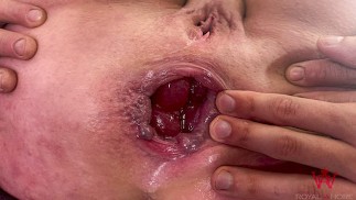 Busty milf gets destroyed anal fucked by a machine and big cock by her stepson