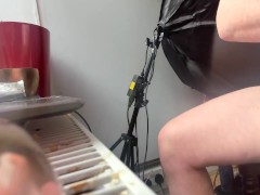 morning belly rub and massage