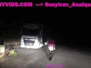 Preview 1 of teasing a truck driver for his cum