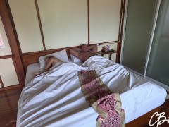 Stepfather and stepdaughter share a bed in a hotel room - Screenshot 4 of 16 - Side Sex