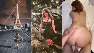 Paris Vlog - Screams her brains out getting Fucked in her Teen Ass (facing Camera) Anal JOI