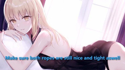 Saber expects perfect obedience from her pet Hentai femdom CEI