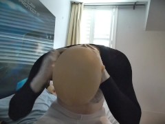 Doris White Pt1! Your rubber girlfirend removing her white rubber face!