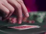 Preview 5 of DIGITALPLAYGROUND - Casino Waitress Moves Up To The High Rollers Suit In Ep 1 Of Cards On The Table