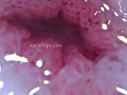Preview 2 of Cervix Throbbing, Dilated, Heartbeat, Extreme Close-up, Stunning, ASMR