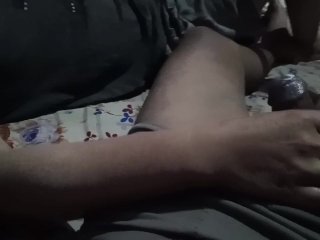 Screen Capture of Video Titled: Pembantuku memijat kontolku ketika aku sedang onani