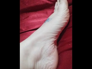 Sexy Tatted Feet just for you Unpainted just like you like It. you know who you Are. do you want me