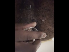 Messy Plug Falls In After Dragon Dildo