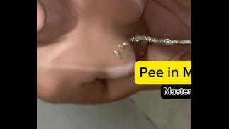 POV Писаю на мой Slave! Золотой дождь.