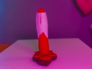 Preview 5 of Anime beauty cums from a birthday gift - AngelDemonHub