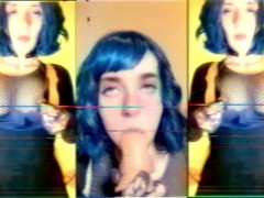 Blue Hair Baddie Gags [Deepthroat]