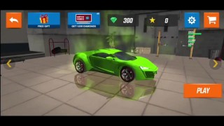 3D auto race spel Ik win mijn 2end spel spelen