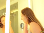 Preview 1 of DTFSluts - Bathroom Sex with Daisy Stone