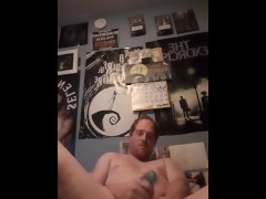 Sex toy fun after shower