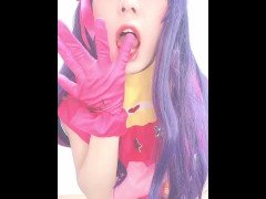 【女装】コスプレオナニー 射精&手袋についた精液舐め【星野アイ】【推しの子】 - Screenshot 15 of 16 - Sissy