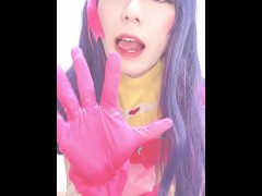 【女装】コスプレオナニー 射精&手袋についた精液舐め【星野アイ】【推しの子】 - Screenshot 16 of 16 - Japanese