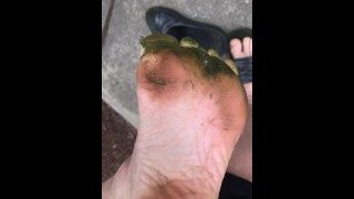 Compilação de sexting snapchat com um amigo que tem um pé masculino Fetish e ama meus pés