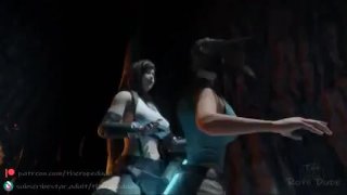 Lara is gevangen door Tifa Deel 1