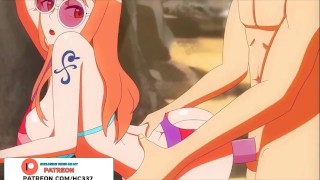 ONE PIECE OF HENTAI ANIMATION IN 4K 60Fps WAS CREAMPIE AFTER NAMI HARD FUCKED ON THE ILAND