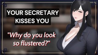 Your Attractive Secretary Approaches You