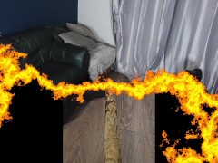 Training Zero Femdom Dildo on a Stick! Anal Pegging Strapon Ass Fuck Bondage BDSM Humiliation Real