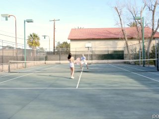 Selina Imai Gets Her Pussy Stuffed After Losing A Pickleball Game screenshot number 1