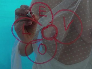 Hot brunette Milf 💥🔥 Sexy Girl in transparent dress