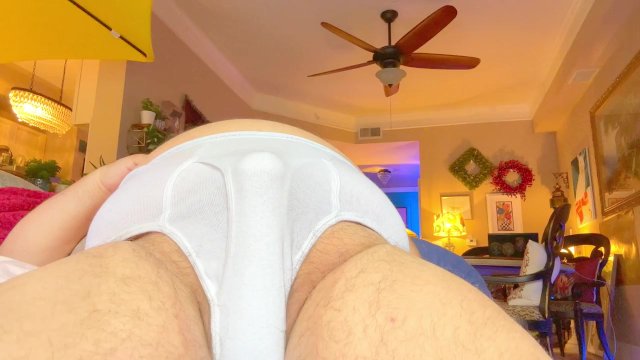 COACH BEAR IN WHITE BRIEFS