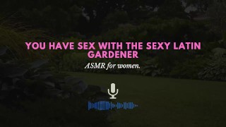 O sexy jardineiro latino te fode na cozinha | GEMIDOS MASCULINOS | Roleplay de áudio para mulheres