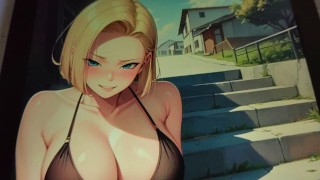 4K BABES in DRAGONBALL Sexy and Naughty JIZZ TRIBUTE
