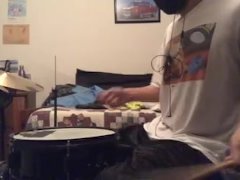 parents moaning in the other room while i'm playing drums 3