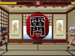 Sexy Shuriken Struggle Fighting Lesbians