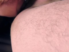 Tattooed milf Digi Dee sucking cock and rimming with cum in mouth