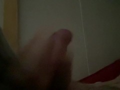 I woke up with morning wood so I had to handle it