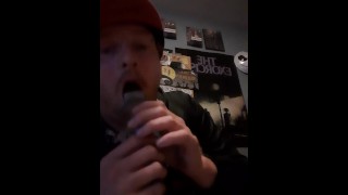 Eating my sextoy pussy lips