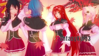 Akeno Fucking and Rias Watch | HS DXD NTR Madness 2 | Full 1hr movie on Patreon: Fantasyking3