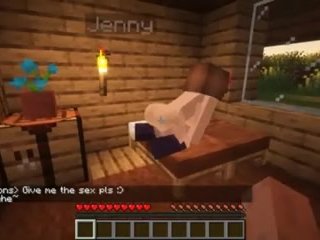 Steve have sex with Jenny on Minecraft Jenny's mod