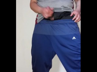 Big Dick on Gym Pants Masturbation