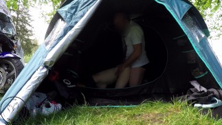 Рискованный трах сводной сестры в кемпинге