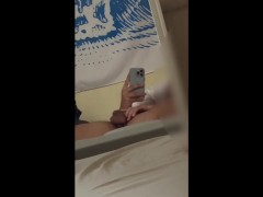 BIG DICK COLLEGE GUY BUSTING A NUT
