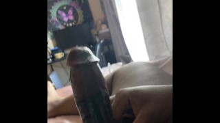 Almost Caught! Chubby Cumshot