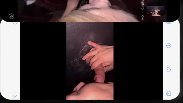 Hotwife Swallowing Loads at the Gloryhole