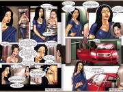 Preview 4 of Savita Bhabhi Episode 10 - Miss India Part 1 - Erotic comics - sex in the car with a old man